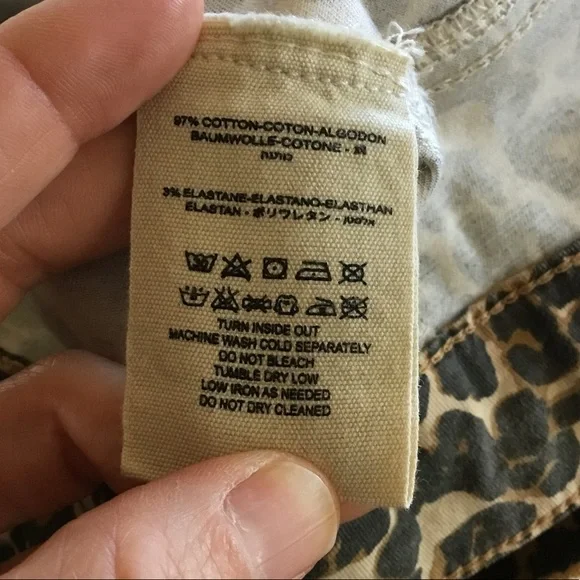 Free People We The Free High Rise Leopard Print Skinny Jeans - Picture 6 of 13